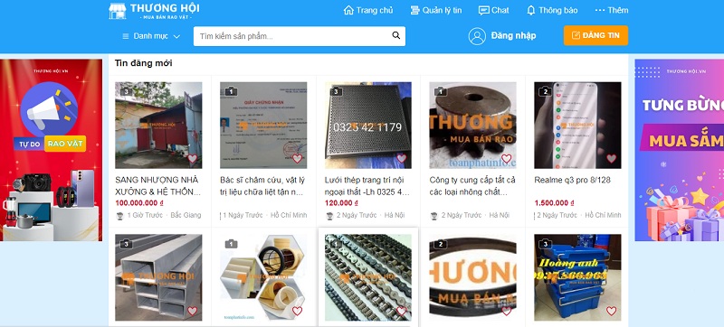 Các trang đăng tin miễn phí thường cung cấp nhiều tính năng