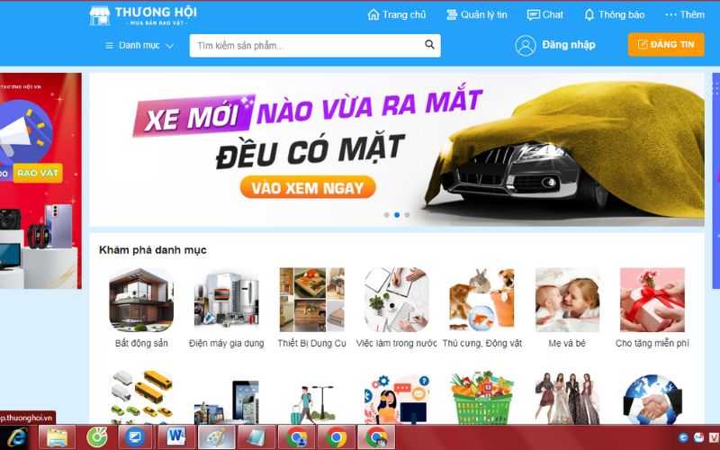 Thương Hội là trang web đăng tin đa dạng phục vụ nhu cầu của người bán lẫn người mua hiện nay
